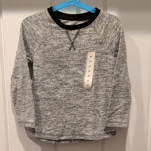 Gray Kids Long Sleeve Shirt